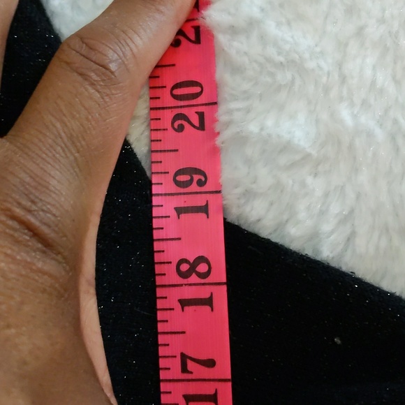 Michael Kors| Black Shimmering Cowlneck Sweater With Drawstring Sides - Picture 11 of 17